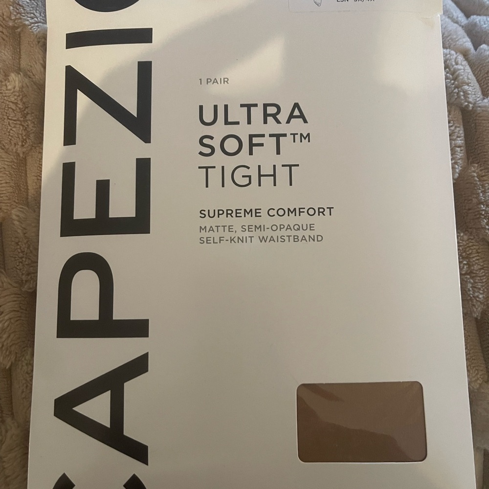 Capezio Tan Ultra Soft Hosiery stirrup style